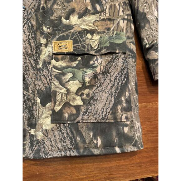Xl Duxbak Camp Hunting Jacket Camouflage Tree Green Made In USA - Picture 6 of 16
